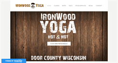 Desktop Screenshot of ironwoodyoga.com